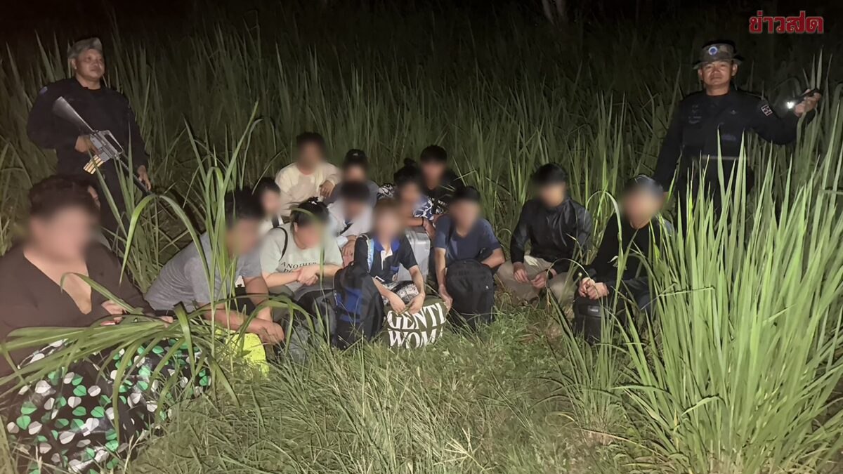 泰国新闻 抓获14名赴波贝从事网赌工作的泰国男女因“网站被端”遭老板弃置，被迫偷渡回国